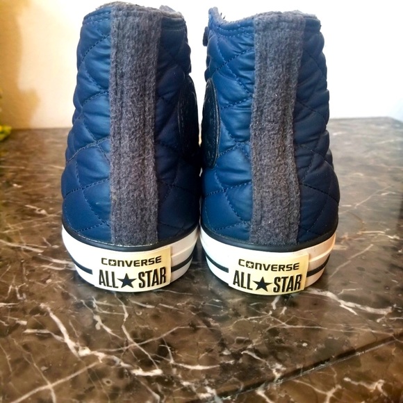 CONVERSE CHUCK TAYLOR ALL STAR QUILTED HIGH TOP Unisex Men size 6 women 8 - Picture 4 of 9